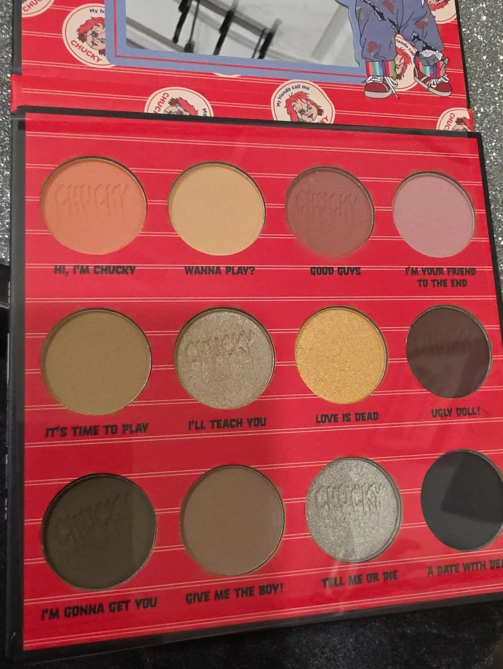 Taste Beauty X Chucky Lenticular Eyeshadow Palette